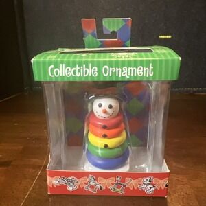 FISHER-PRICE‎ "ROCK-a-STACK SNOWMAN" #1109 Ornament
